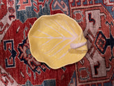 Vintage Lemon Color Cabbage Leaf Bowl